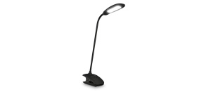 CONNECT IT Stolní LED lampa CLIP s klipem, černá