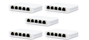 UBNT UniFi Switch USW-Flex-Mini-5, 5-pack  [5xGigabit, 1xPoE In]