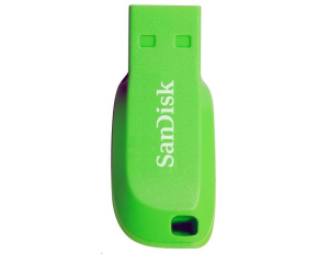 SanDisk Flash Disk 32GB Cruzer Blade, USB 2.0, zelená