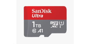 SanDisk Micro SDXC karta 1TB Ultra (150 MB/s, A1 Class 10 UHS-I) + adaptér