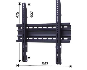 Pevný VESA držák na Tv OMB SLIM 600
