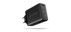 AXAGON ACU-DPQ100, GaN nabíječka do sítě 100W, 3x port (USB-A + dual USB-C), PD3.0/PPS/QC4+/Apple, černá