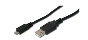 PREMIUMCORD Kabel USB 2.0 A - Micro B propojovací 5m (M/M)