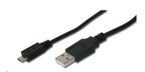 PREMIUMCORD Kabel USB 2.0 A - Micro B propojovací 5m (M/M)