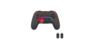 A4tech Bloody GPW70, gamepad, RGB, Dual mode 2,4G+USB, černá