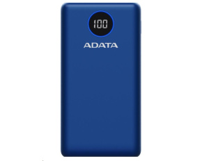 ADATA PowerBank P20000QCD - externí baterie pro mobil/tablet 20000mAh, 2,1A, modrá (74Wh)