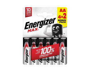 Energizer LR6/6 Max AA 6 pack