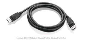 LENOVO adaptér DisplayPort to DisplayPort - přenos signálu přes DP na DP, 0.5metru