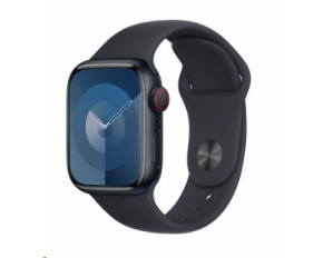 APPLE Watch Series 9 GPS + Cellular 41mm Midnight Aluminium Case with Midnight Sport Band - S/M