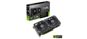 ASUS VGA NVIDIA GeForce DUAL RTX 4060 Ti 8G SSD OC, RTX 4060 Ti, 8GB GDDR6, 3xDP, 1xHDMI