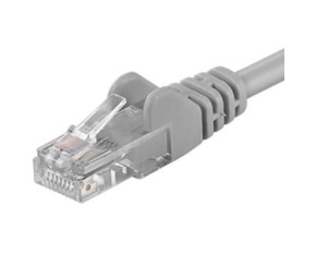 PremiumCord Patch kabel UTP RJ45-RJ45 CAT6 3m šedá