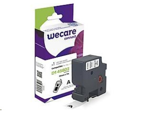 WECARE ARMOR páska pro DYMO S0720830, černá/bílá, 19mm x 7m