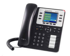 Grandstream GXP2130 (v2) [VoIP telefon - 3x SIP účet, HD audio, bluetooth, podpora headset, barevný LCD, 2x GLAN ]