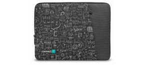 CONNECT IT Doodle pouzdro pro notebook 13.3", černá