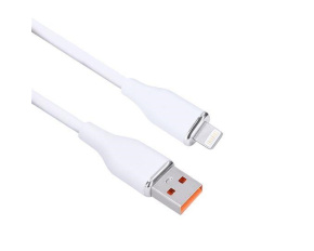 Solight lightning kabel, USB 2.0 A konektor - Lightning konektor, silikon, 1m