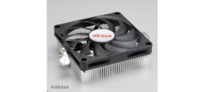 AKASA chladič CPU AK-CC1101EP02 pro AMD socket 754, 979, AMx, 80mm PWM ventilátor, pro mini ITX skříně