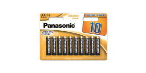 PANASONIC Alkalické baterie Alkaline Power LR6APB/10BW AA 1,5V (Blistr 10ks)