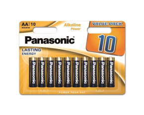 PANASONIC Alkalické baterie Alkaline Power LR6APB/10BW AA 1,5V (Blistr 10ks)