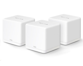 MERCUSYS Halo H60X(3-pack) WiFi6 Mesh (AX1500,2,4GHz/5GHz,3xGbELAN/WAN(1x XR Unit), 2xGbELAN/WAN (2x XS Unit)