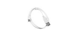 C-TECH kabel USB 2.0 AM/Micro, 2m, bílý