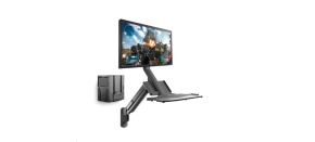 Nástěnný 3D polohovací držák monitoru a Pc Fiber Mounts M8C38