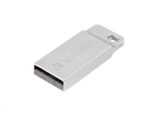 VERBATIM Flash Disk 64GB Metal Executive, USB 2.0, stříbrná