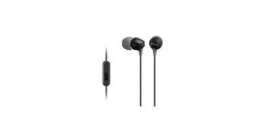 SONY stereo sluchátka MDR-EX15AP, černá