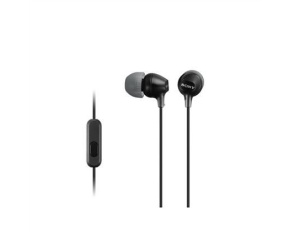 SONY stereo sluchátka MDR-EX15AP, černá