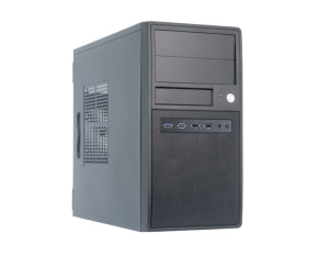 CHIEFTEC skříň Mesh Series/mATX, CT-04B, 350W, Black, USB 3.0