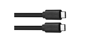 AVACOM datový a nabíjecí kabel USB Type-C - USB Type-C, 40cm, černá