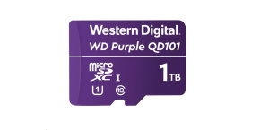 WD MicroSDXC karta 1TB Purple WDD100T1P0C Class 10 (R:100/W:60 MB/s)