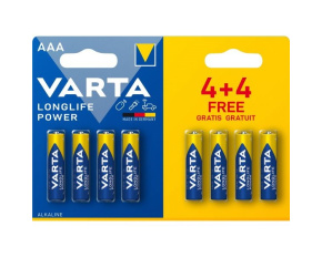 Varta LR03/4+4 Longlife POWER 4903