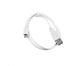 C-TECH kabel USB 2.0 AM/Micro, 1m, bílý