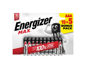 Energizer LR03/20 Max AAA 15+5 zdarma