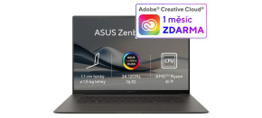 ASUS NTB Zenbook S (UM5606WA-OLED221X), AI9-HX370, 16" 2880 x 1800, 32GB, 1TB SSD, Radeon, W11 Pro, Gray