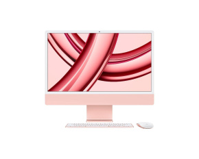 APPLE 24-inch iMac with Retina 4.5K display: M3 chip with 8-core CPU and 8-core GPU, 256GB SSD - Pink