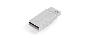 VERBATIM Flash Disk 32GB Metal Executive, USB 2.0, stříbná