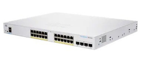 Cisco switch CBS350-24P-4X-UK (24xGbE,4xSFP+,24xPoE+,195W,fanless) - REFRESH
