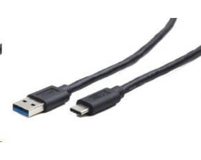 GEMBIRD USB 3.0 AM na Type-C kabel (AM/CM), 1m, černý