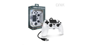 Cirka NuForce Wired Game Controller for PS4/PC/Mac (White)