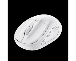 TRUST Myš PRIMO WIRELESS MOUSE MATT WHITE, USB, bezdrátová