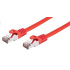 C-TECH kabel patchcord Cat6, FTP, červený, 0,25m