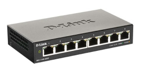 D-Link DGS-1100-08V2 8-port Gigabit Smart Managed switch, fanless