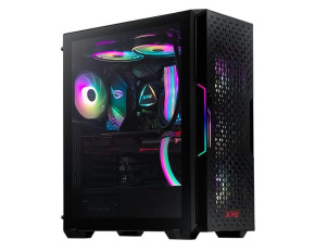 ADATA XPG case STARKER AIR Mid-Tower, bez zdroje, 1x 120mm + 1x 120mm ARGB, Černá