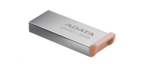 ADATA Flash Disk 32GB UR350, USB 3.2 Dash Drive, kov hnědá