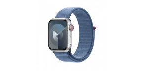 APPLE Watch Series 9 GPS + Cellular 45mm Silver Aluminium Case with Winter Blue Sport Loop