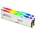 KINGSTON DIMM DDR5 64GB (Kit of 2) 5200MT/s CL40 FURY Beast Bílá RGB XMP