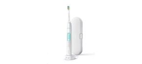 Philips HX6857/28 Sonicare ProtectiveClean 5100, zubní kartáček, 62000 kmitů/min, 3 režimy, časovač, pouzdro, bílá