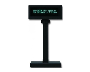 Capture 2 Line VFD Customer Display (Black) RS-232 interface