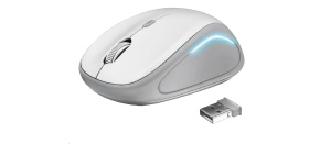 TRUST myš Yvi FX Wireless Mouse - white